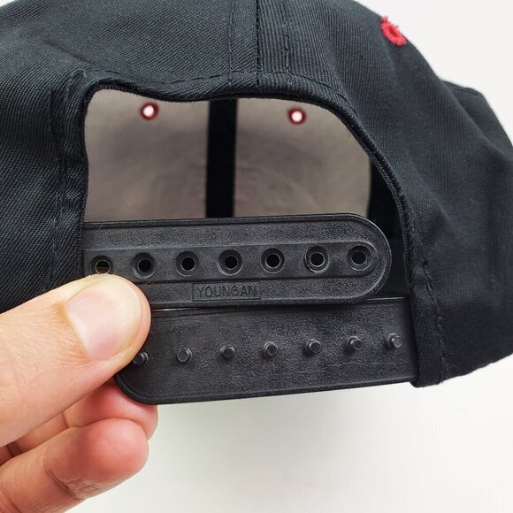 Chicago Bulls Three-Peat Snapback Hat Vintage 1993 World Champions Youngan NWOT - Picture 7 of 13